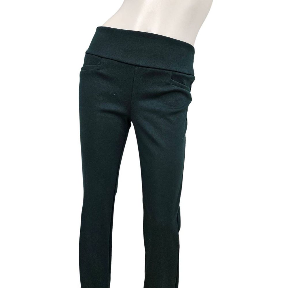 New York & Company Green Knit Dress Pants S